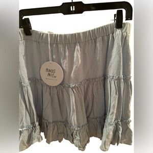 Princess polly addison mae mini skirt baby blue
